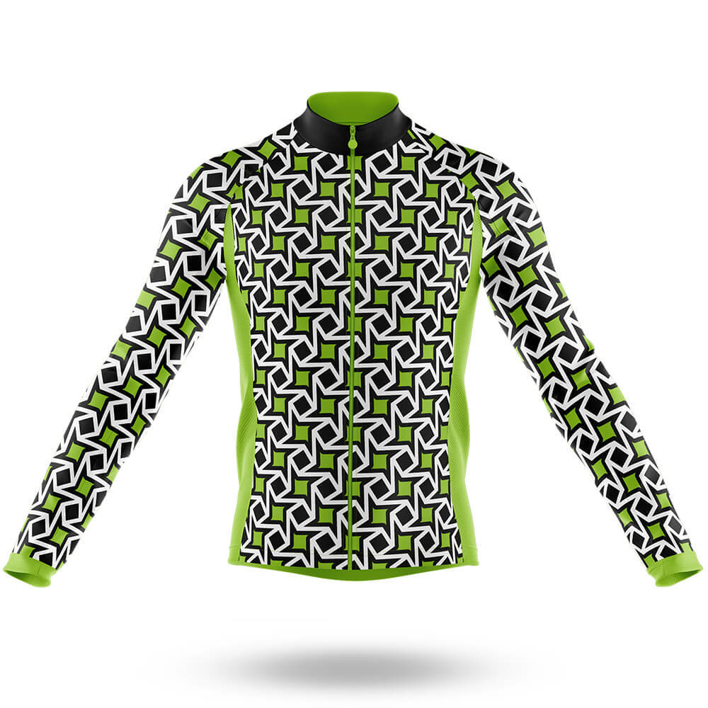 Tiny Pattern - Green - Men's Cycling Kit