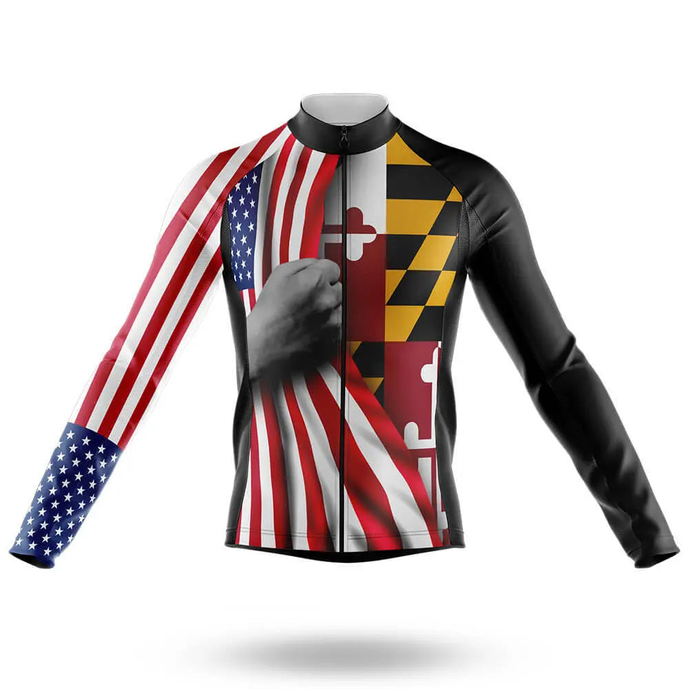 American Flag - Maryland - Men's Cycling Kit