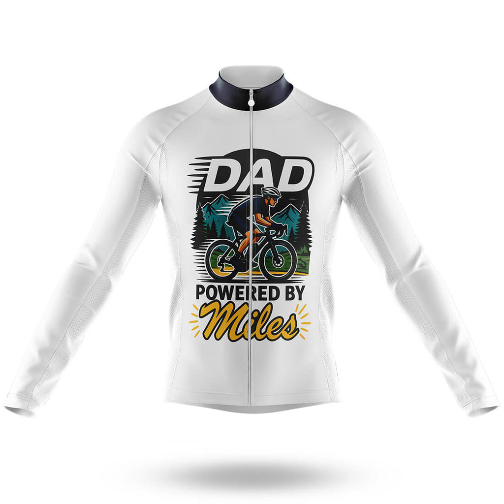 Dad Powered By Miles - Men's Cycling Kit