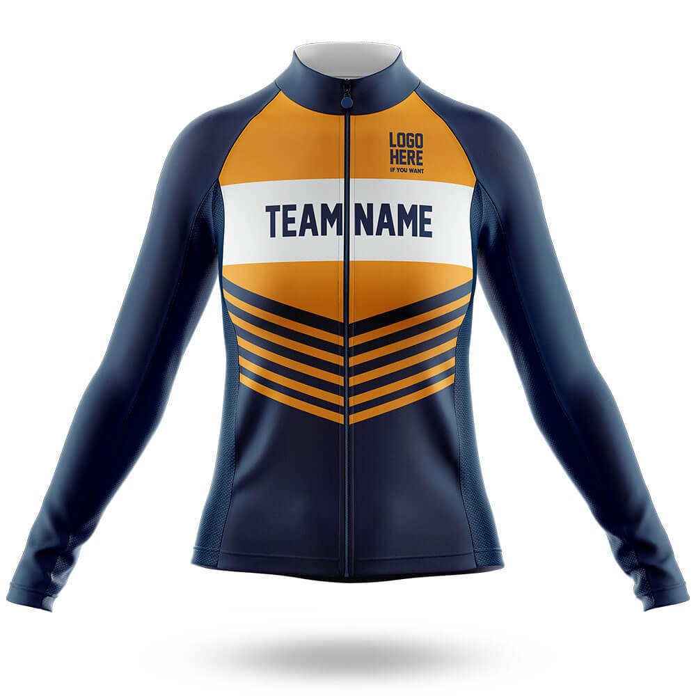 Custom Team Name V20 Navy - Women's Cycling Kit