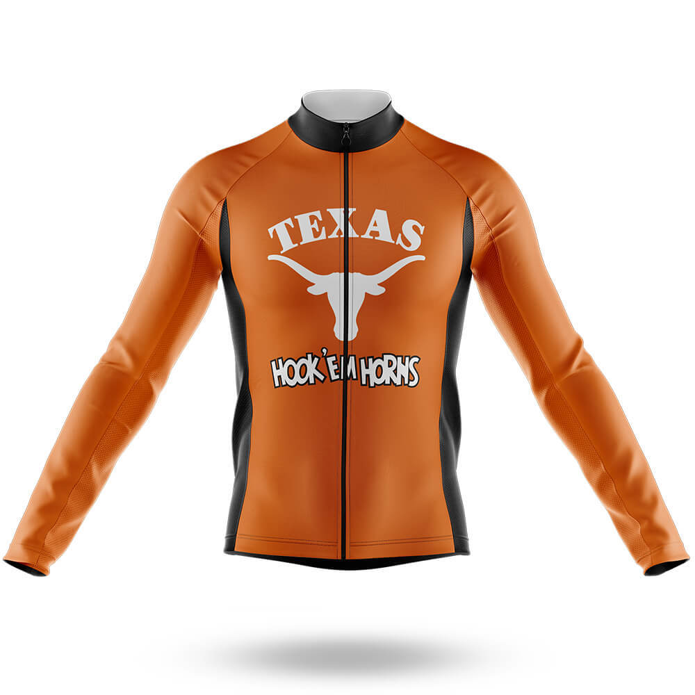 Texas Hook'em Horns - Men's Cycling Kit