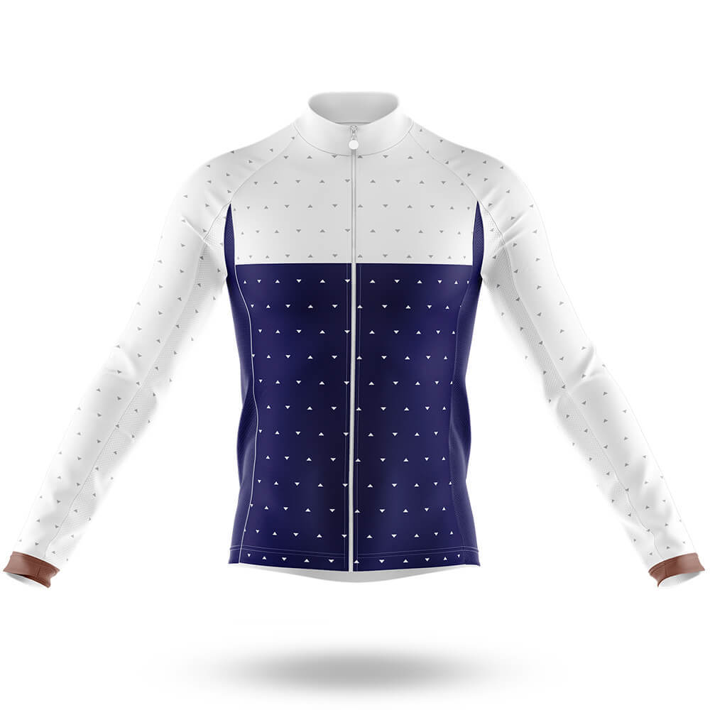 Blue And White - Men's Cycling Kit
