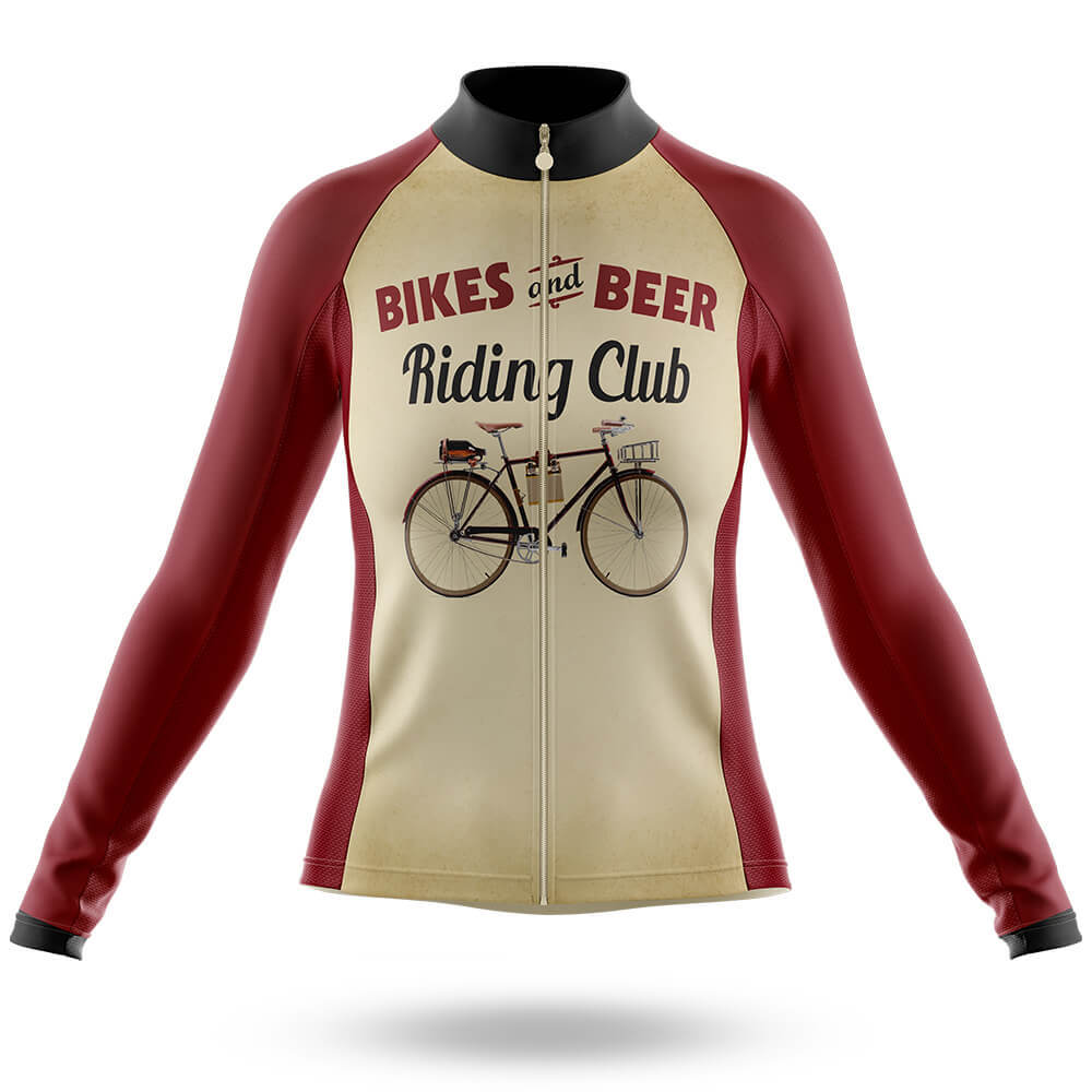 Retro Beer Riding Club Vintage - Women's Cycling Kit