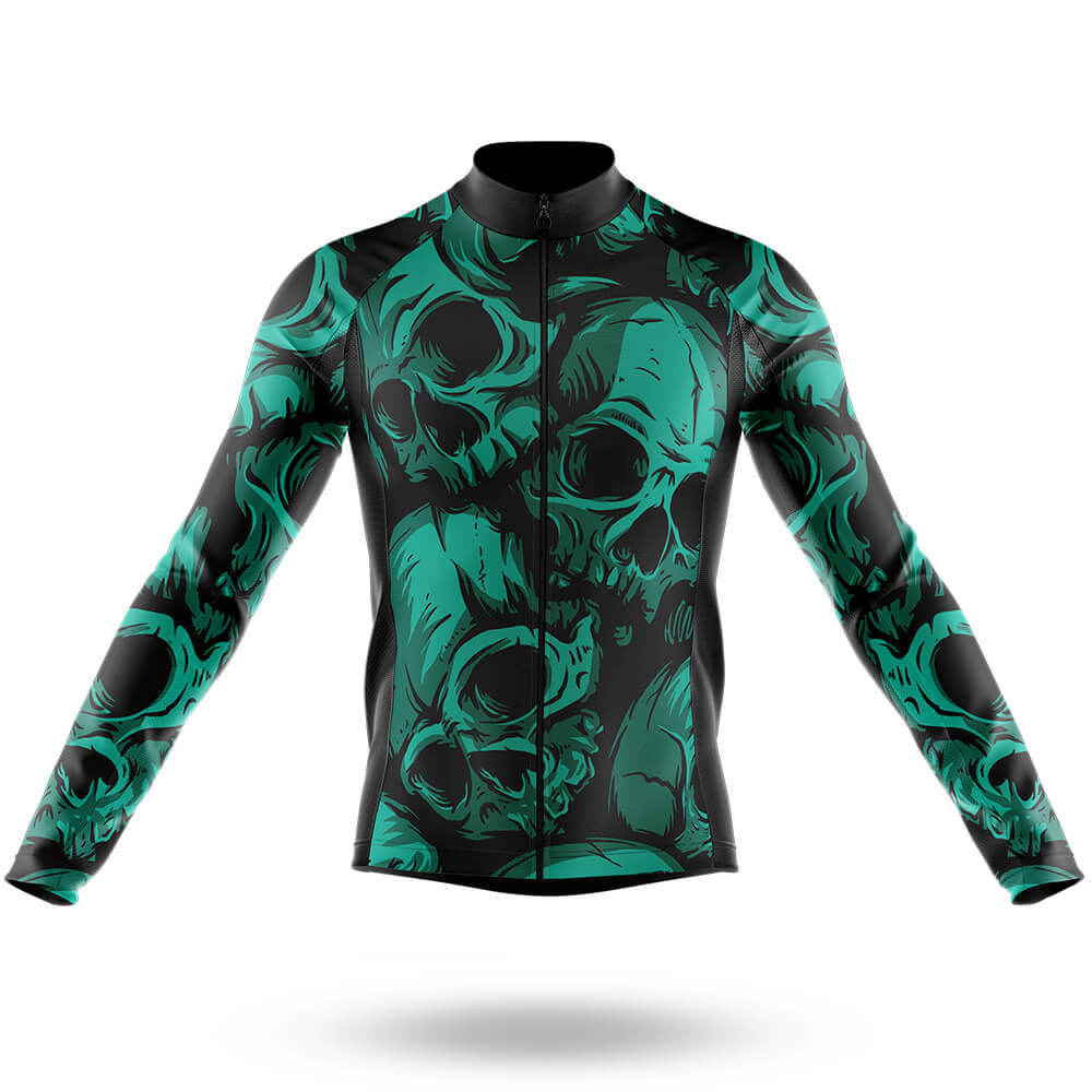 Green Skulls - Men's Cycling Kit