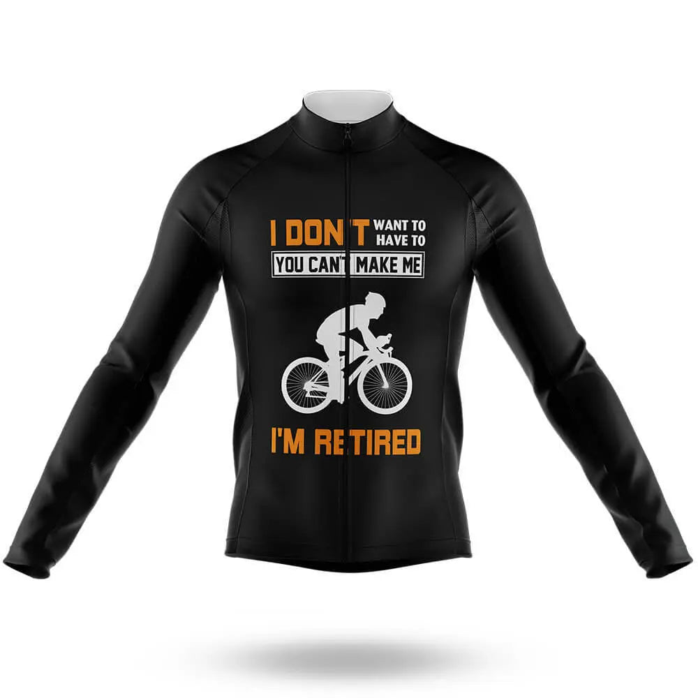 I'm Retired - Black - Men's Cycling Kit