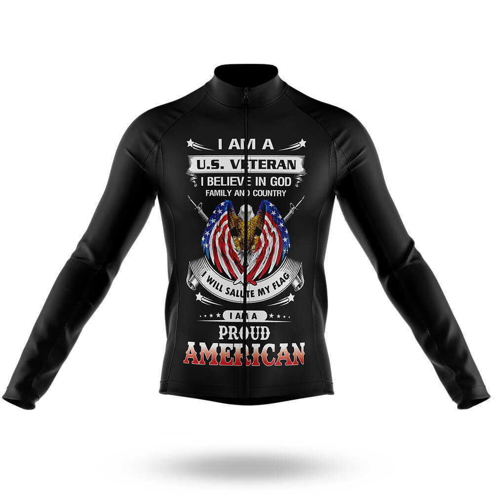 Proud US Veteran - Men's Cycling Kit