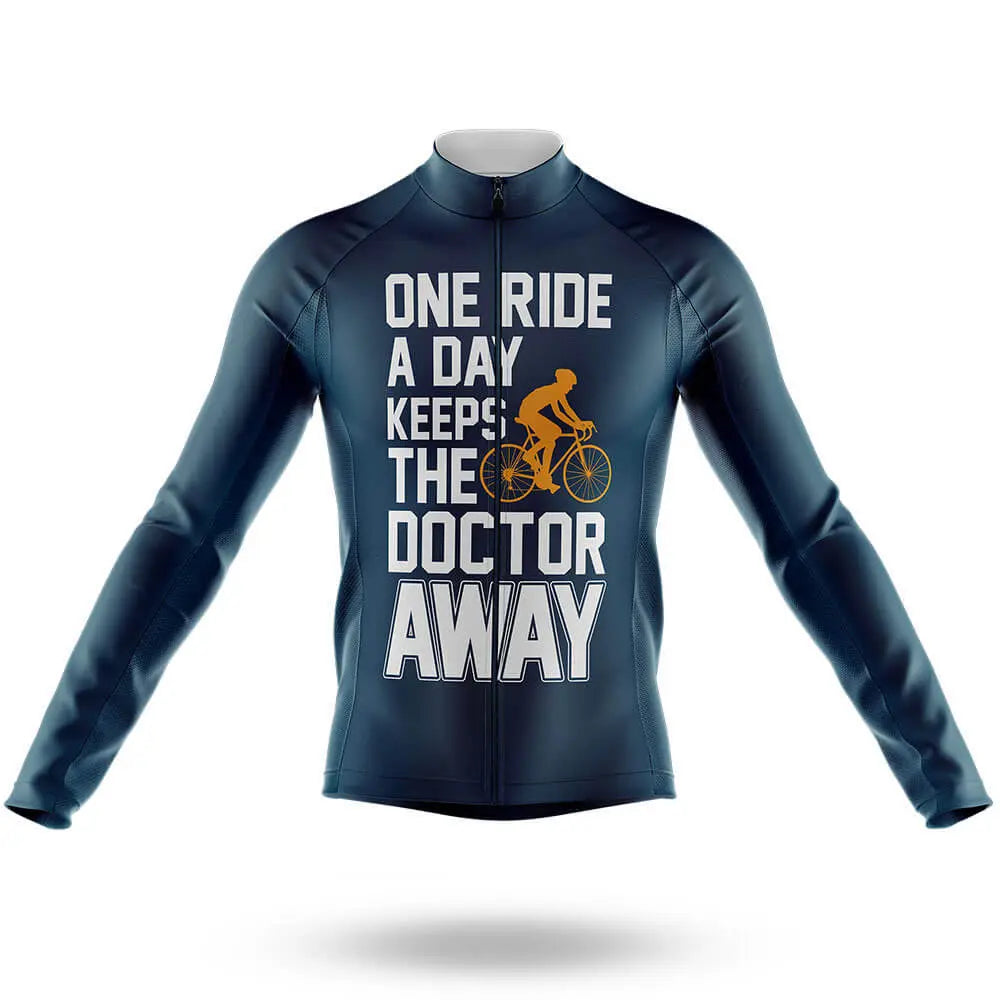 One Ride A Day - Navy - Men's Cycling Kit
