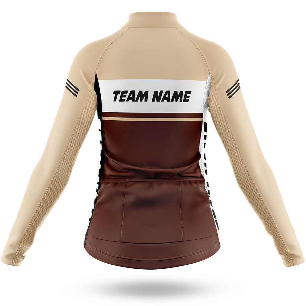 Custom Team Name M1 Brown - Women's Cycling Kit