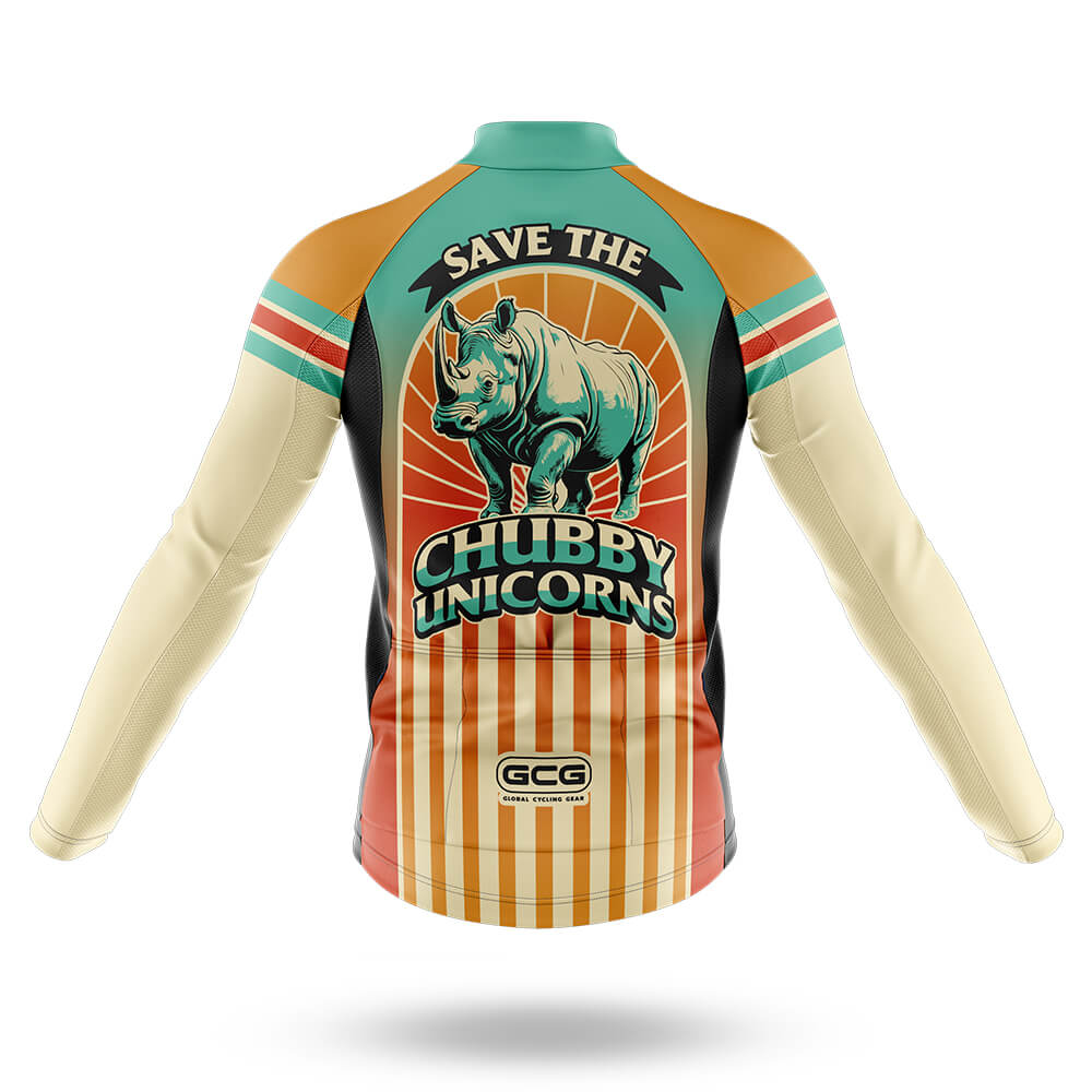 Retro Chubby Unicorn - Men's Cycling Kit