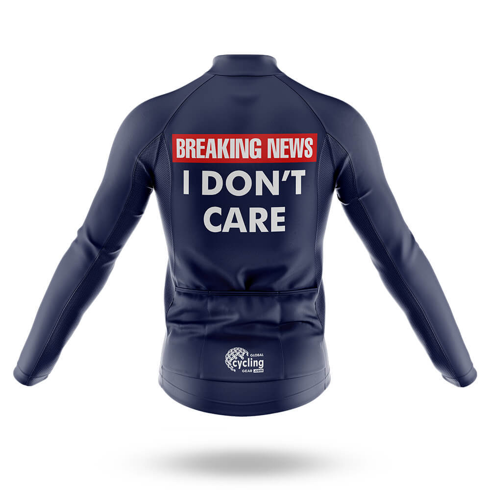Breaking News: I Don't Care - Men's Cycling Kit