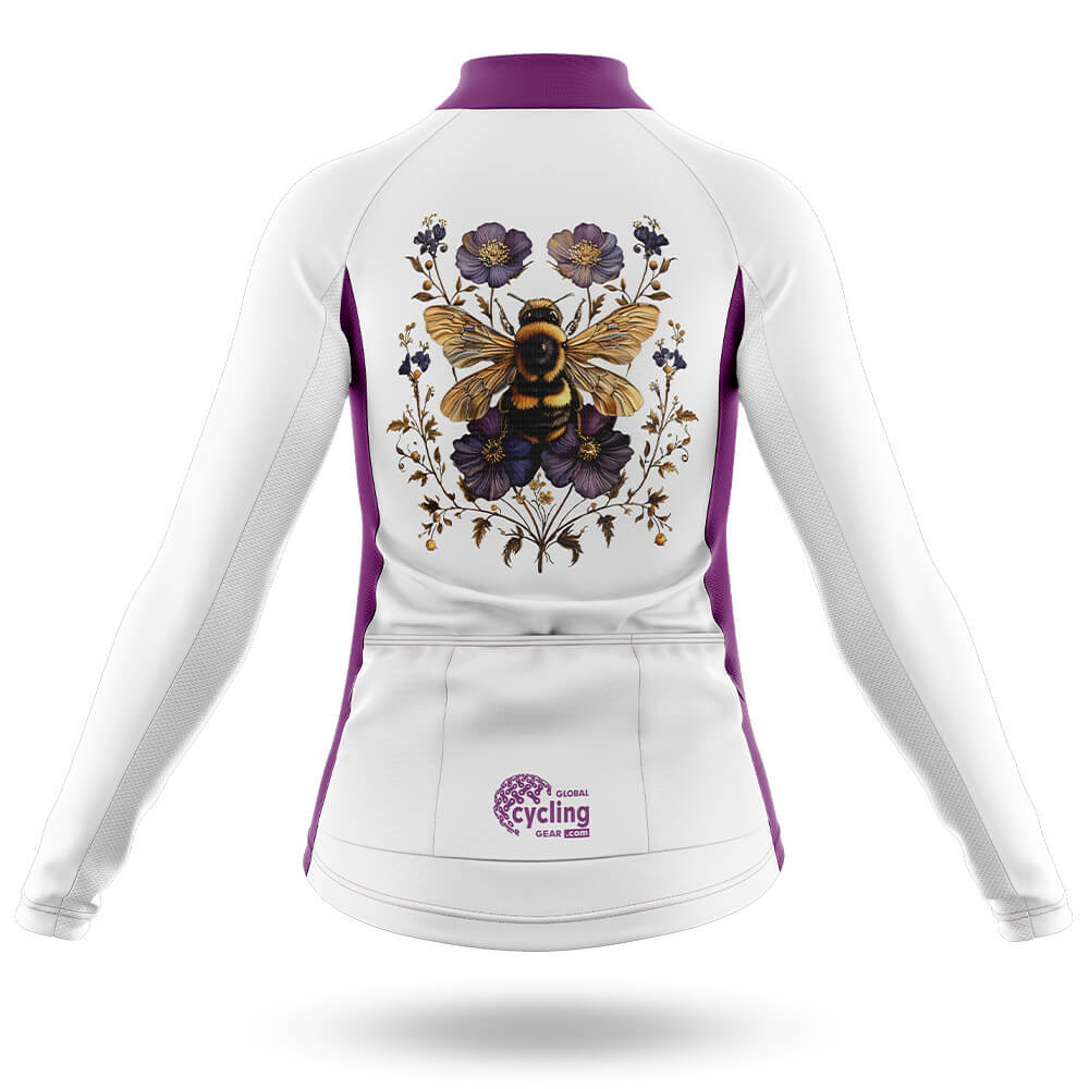 Vintage Floral Bee - Women's Cycling Kit