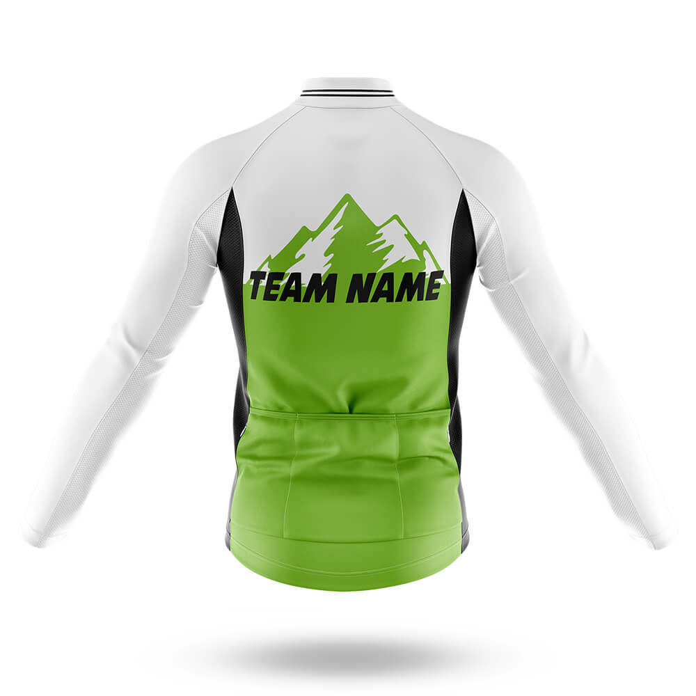 Custom Team Name V3 Green - Men's Cycling Kit