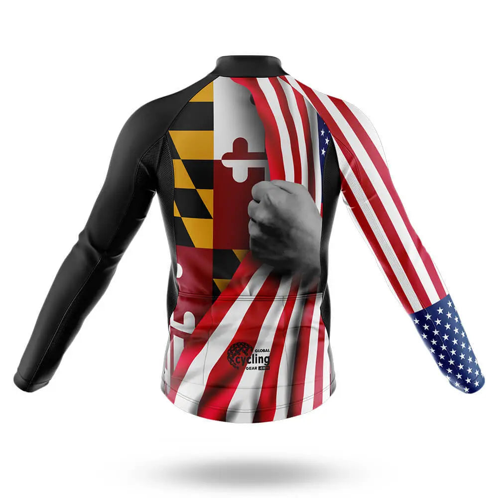 American Flag - Maryland - Men's Cycling Kit