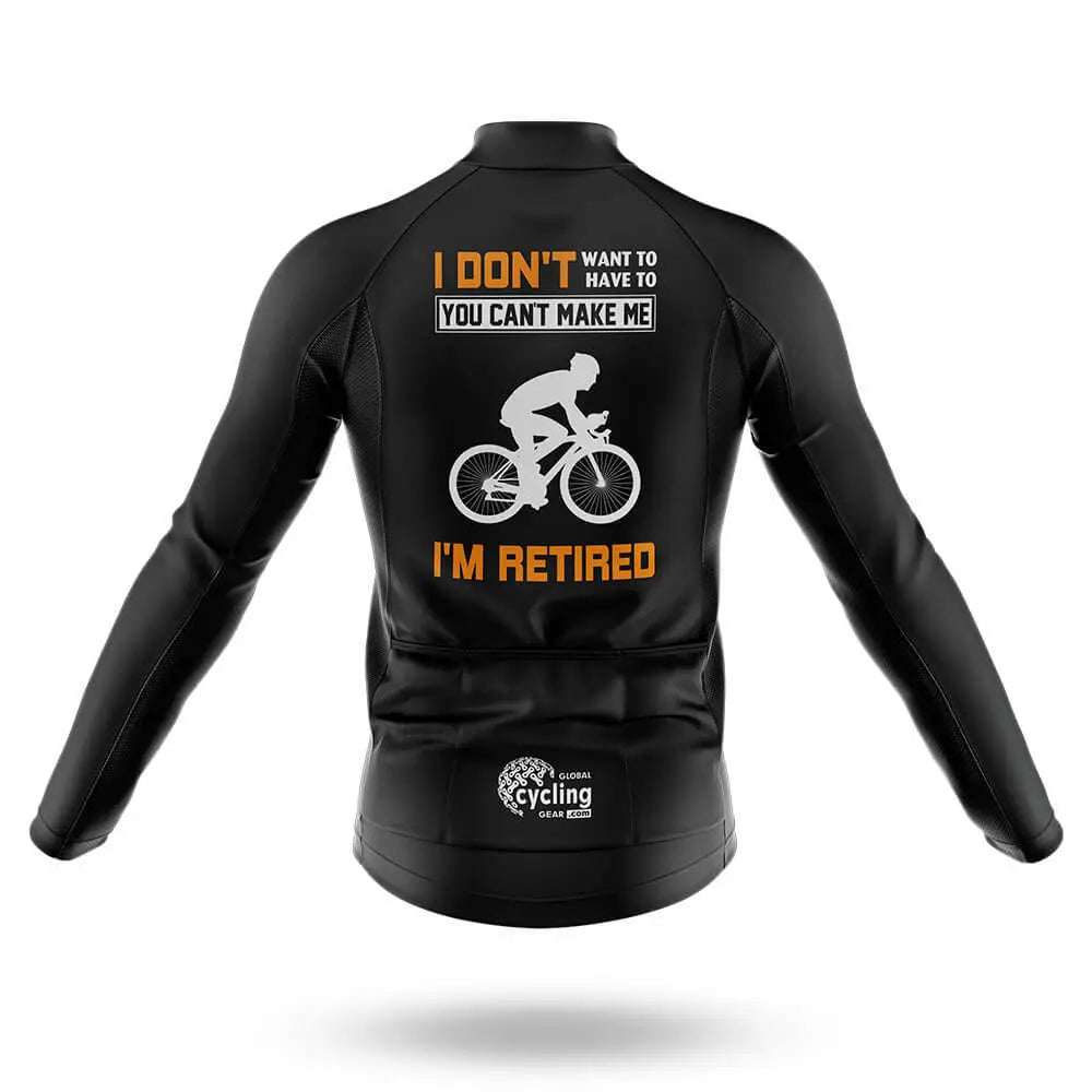 I'm Retired - Black - Men's Cycling Kit