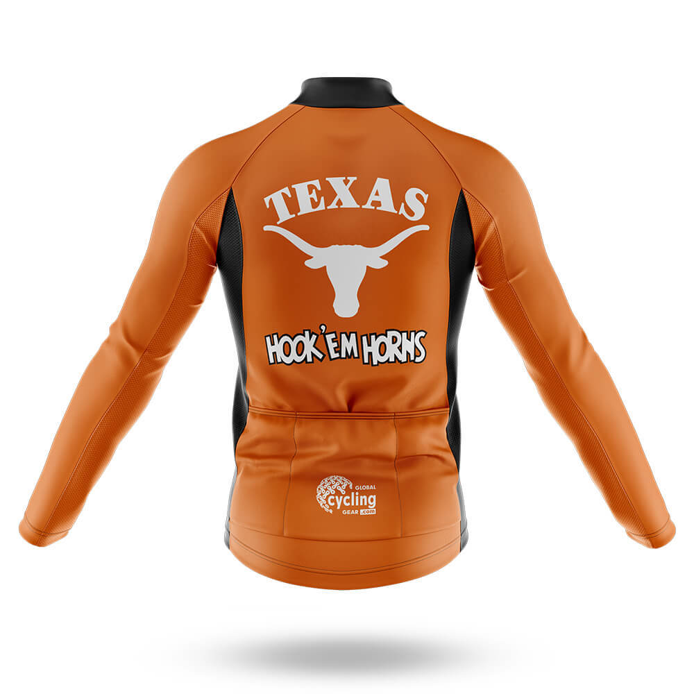 Texas Hook'em Horns - Men's Cycling Kit