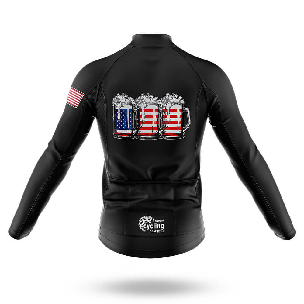 Beer American Flag - Men's Cycling Kit