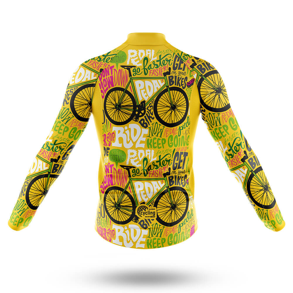 Never Stop Riding - Men's Cycling Kit