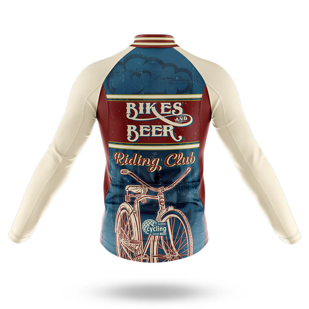 Retro Beer Riding Club Vintage V2 - Men's Cycling Kit