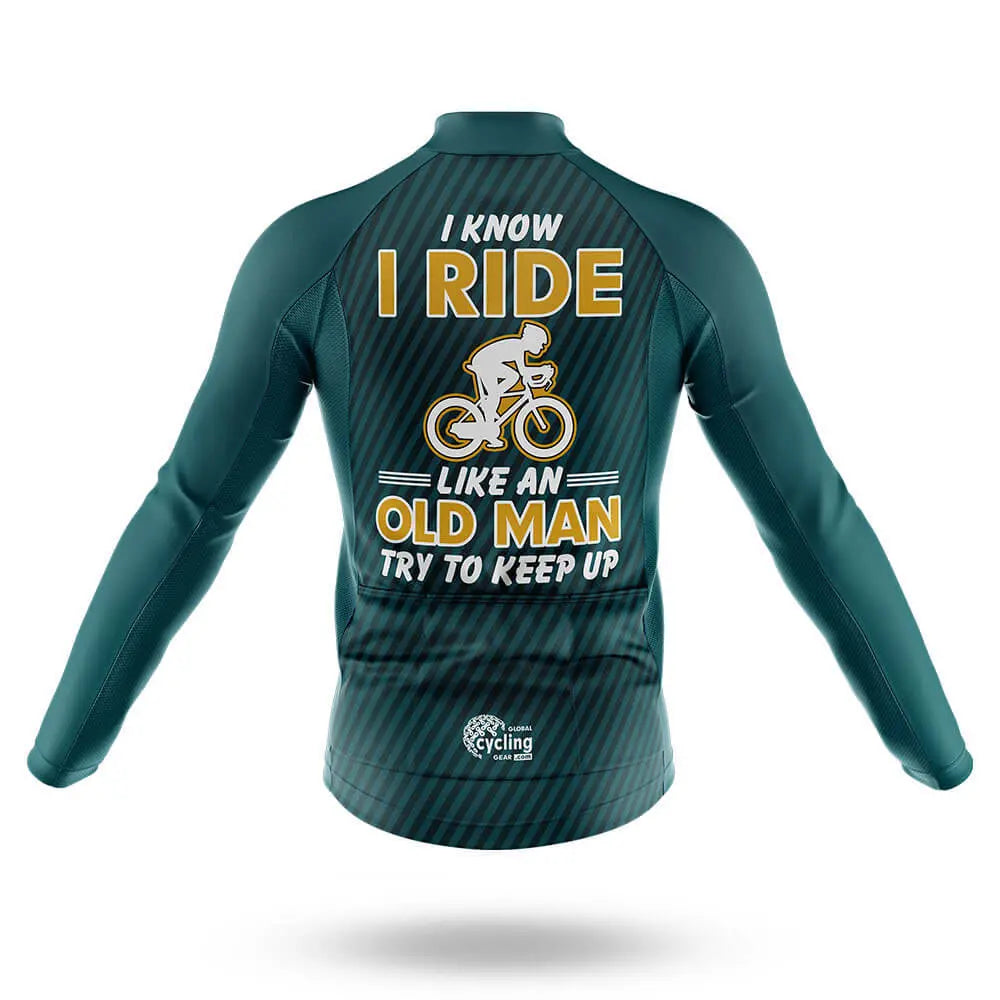 I Ride Like An Old Man V3 - Men's Cycling Kit