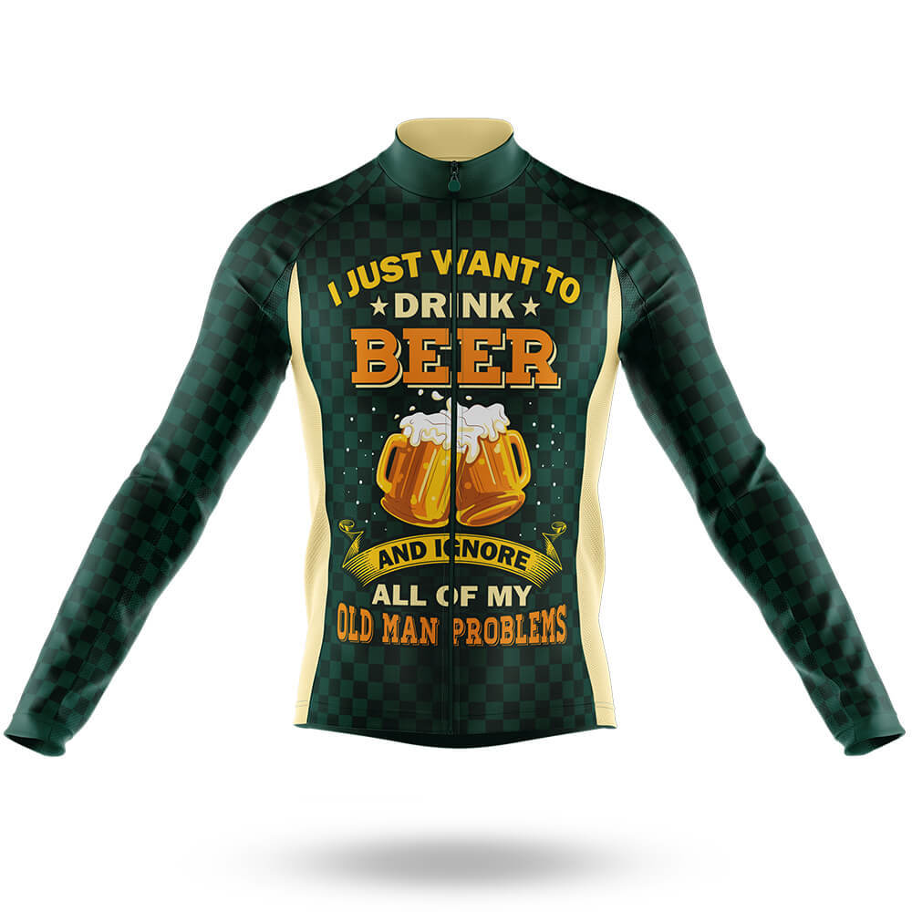 Drink Beer Ignore Problems - Men's Cycling Kit