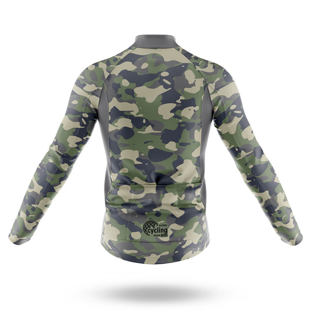 Green Camo Cycling Jersey