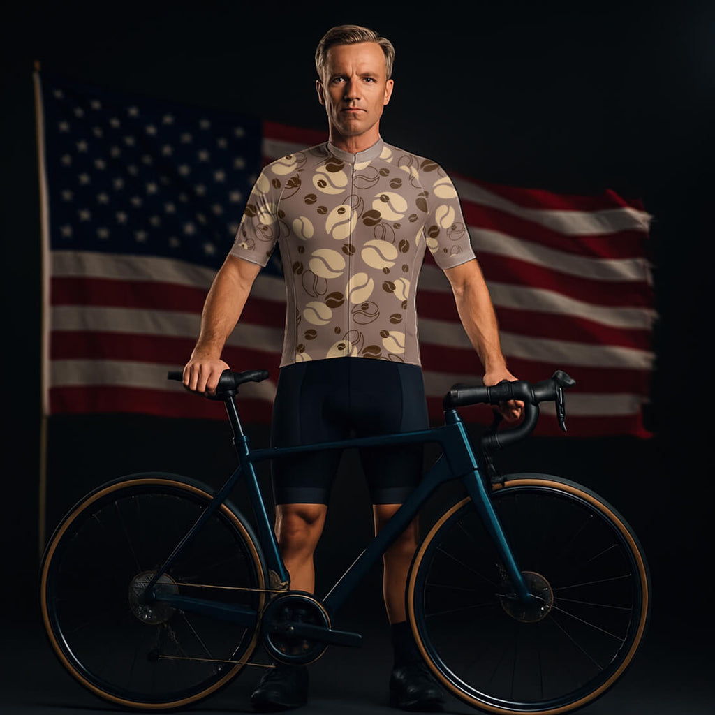 Coffee Cycling Jersey for Men