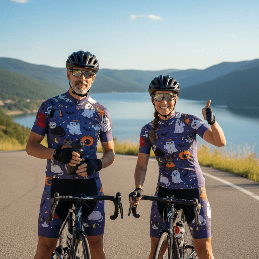 Spooky Cat - Men's Cycling Kit