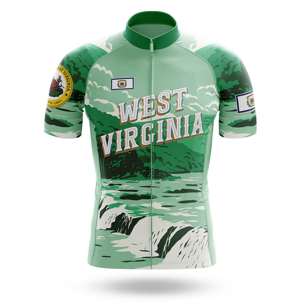 West Virginia Cycling Jersey for Men