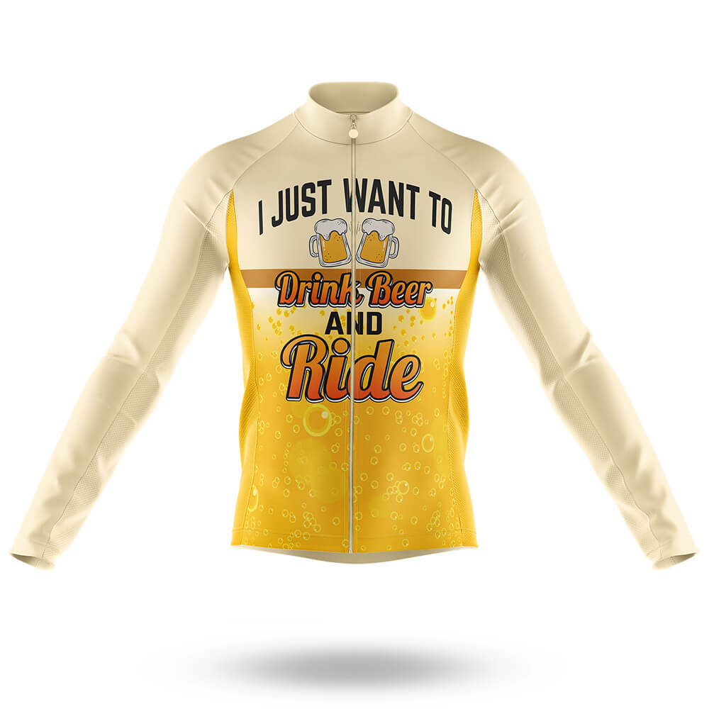 Drink Beer And Ride - Men's Cycling Kit